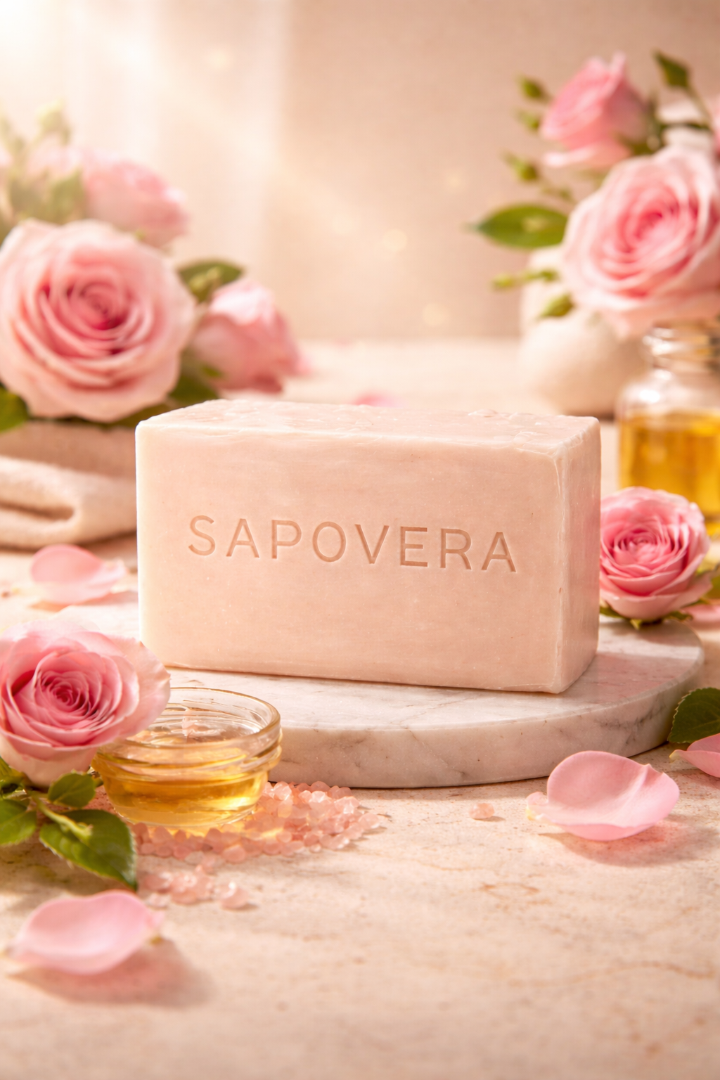 Sapovera Organik Gül Sabunu – 100 gr