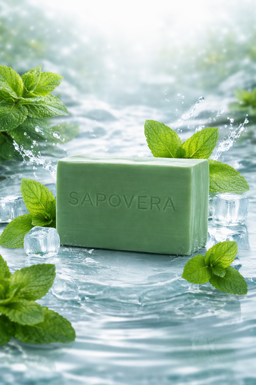 Sapovera Doğal Nane Sabunu - 100 gr