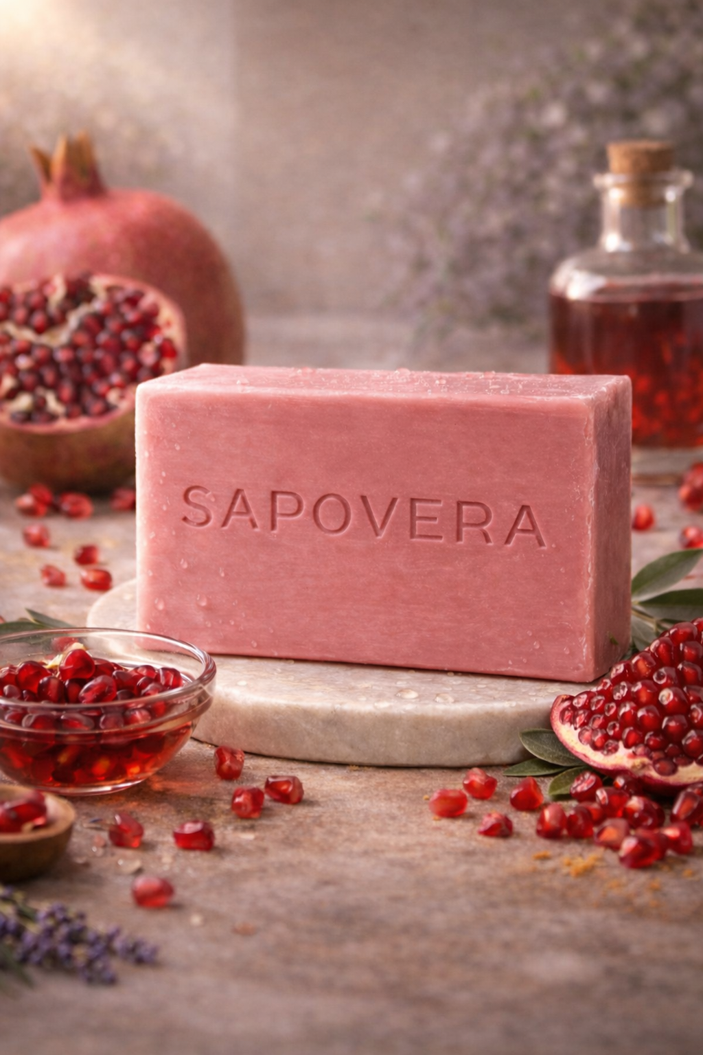 Sapovera Doğal Nar Sabunu – 100 gr