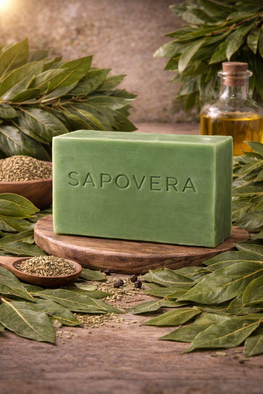 Sapovera Doğal Defne Sabunu - 100 gr