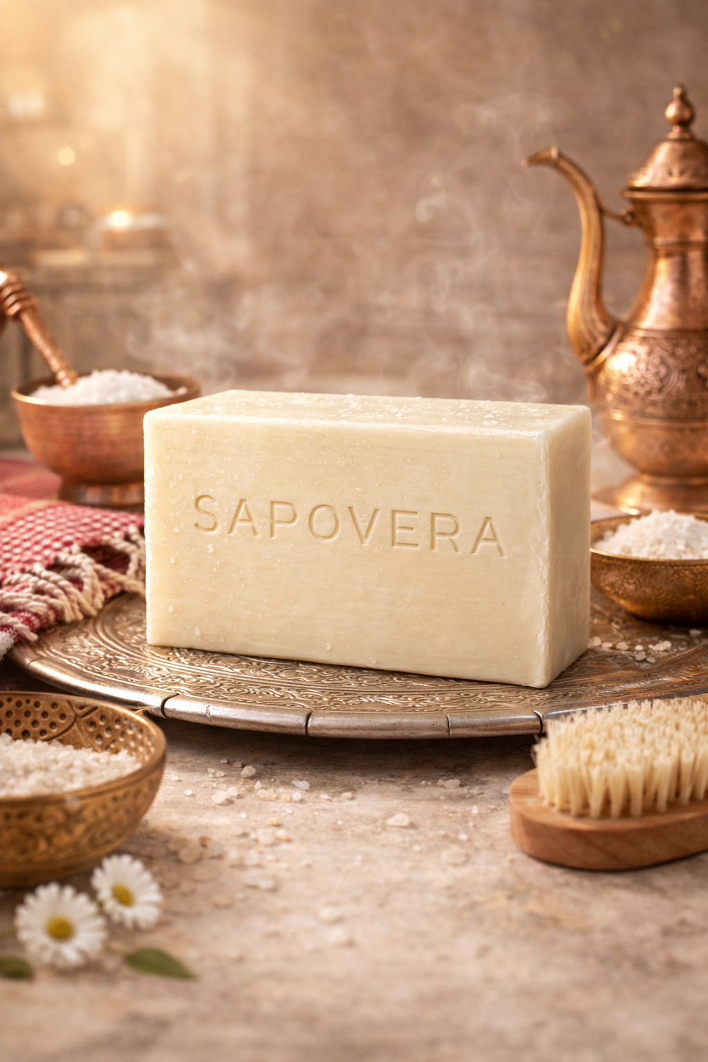 Sapovera Doğal Türk Hamamı Sabunu – 100 gr