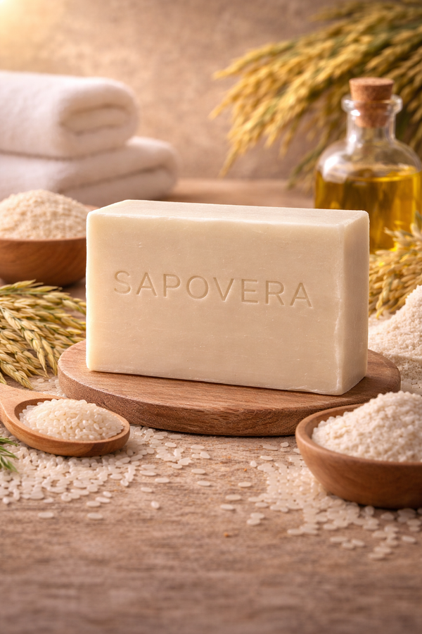 Sapovera Doğal Pirinç Sabunu - 100 gr