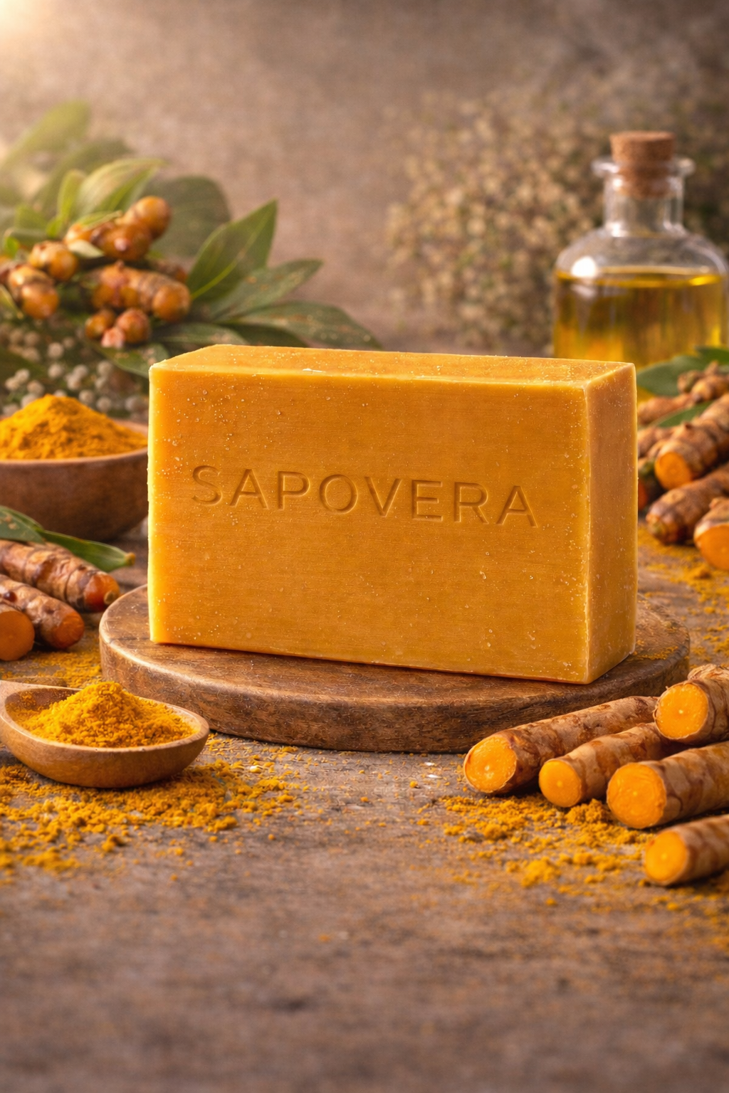 Sapovera Doğal Zerdaçal Sabunu – 100 gr